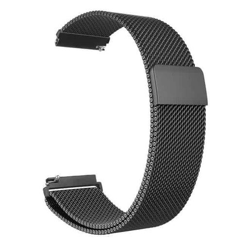 Curea metalica cu prindere magnetica Edman pentru Samsung Gear S3 si telescoape Quick Release incluse in pachet, latime prindere 22mm