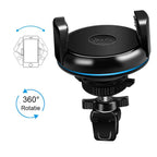Incarcator auto wireless QI Edman Fast Charging, Universal, negru