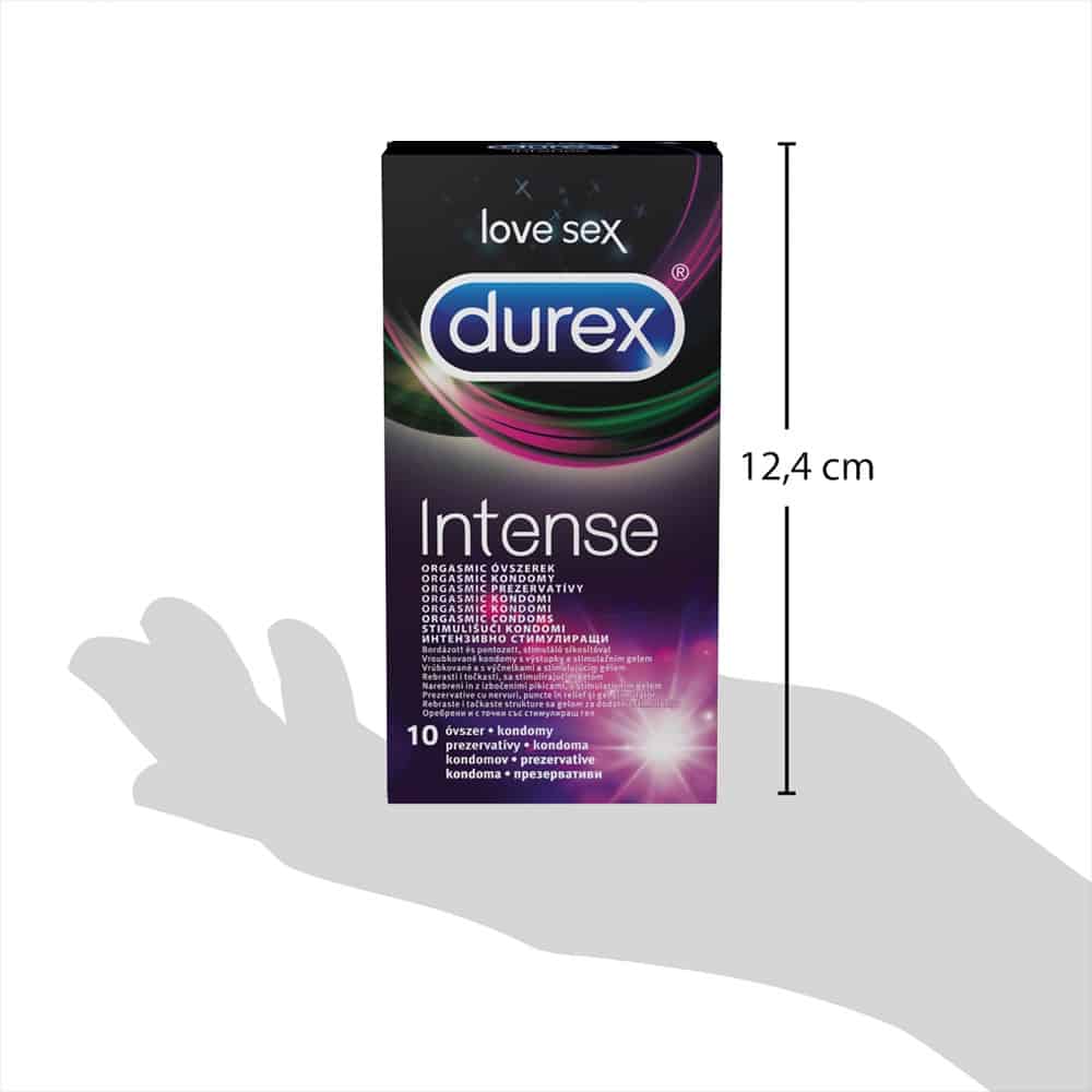 Prezervative Durex Intense Orgasmic, 10 bucati