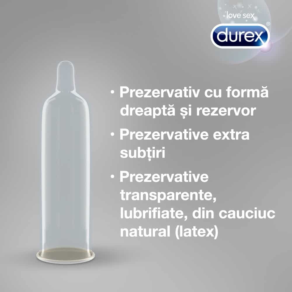 Prezervative Durex Invisible, 24 bucati
