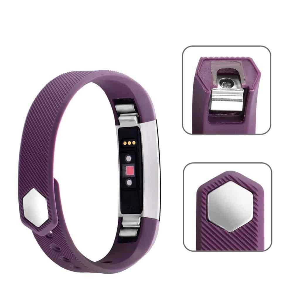 Curea Bratara pentru Fitbit Alta/Fitbit Alta HR, marimea L, Mov