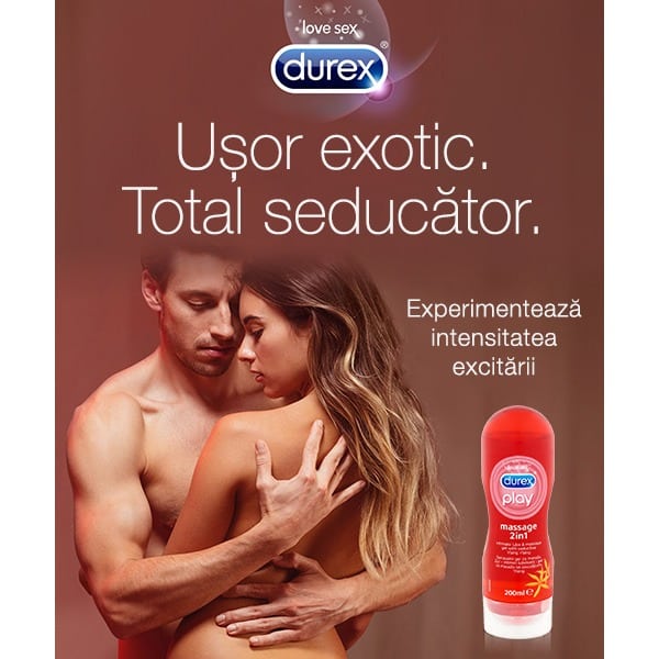 Lubrifiant Durex Play Massage 2 in 1 Sensual Ylang Ylang, 200 ml