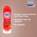 Lubrifiant Durex Play Massage 2 in 1 Sensual Ylang Ylang, 200 ml