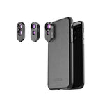 Set 6 in 1 lentile profesionale smartphone Apexel - Wide Angle, Fisheye & Dual Macro, carcasa lentile foto telefon mobil pentru iPhone, X, XS