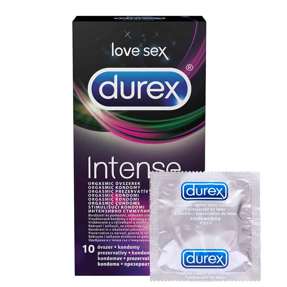 Prezervative Durex Intense Orgasmic, 10 bucati