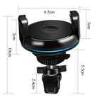 Incarcator auto wireless QI Edman Fast Charging, Universal, negru