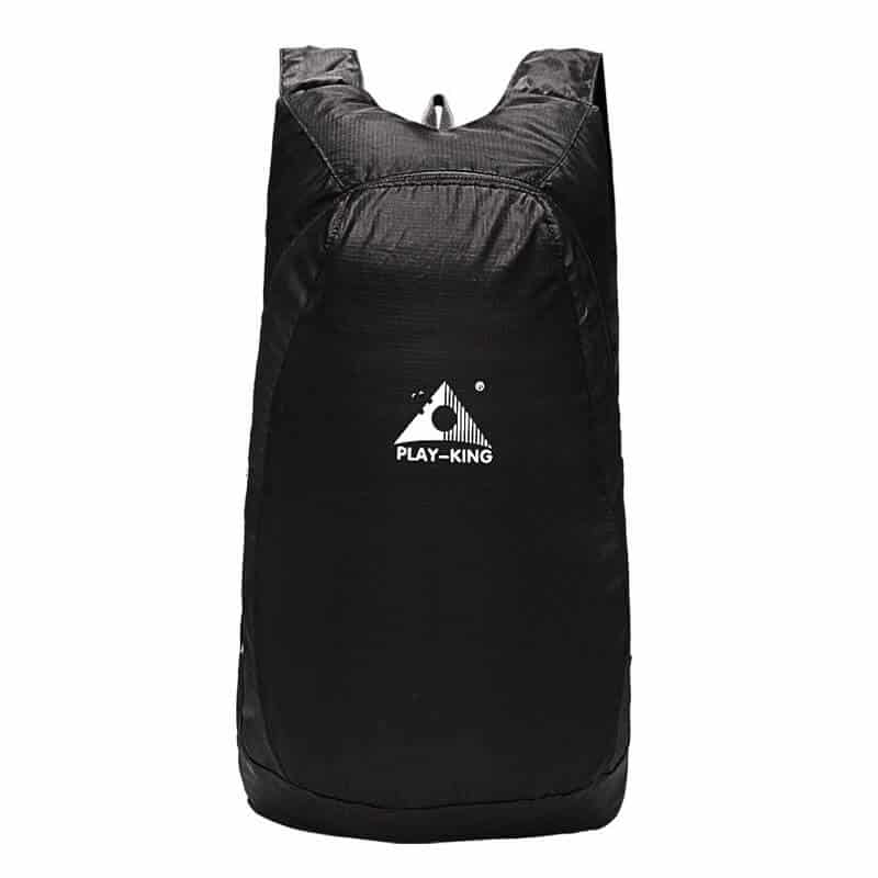 Rucsac portabil Edman Play King din poliester, 75g, Negru