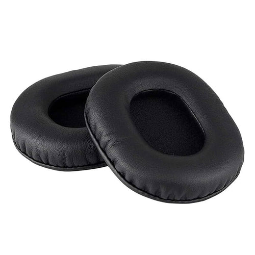 Set 2 bureti Edman pentru casti Audio-Technica ATH M50X, M50XBT, M50, M40X, M30, M20, M10, ATH-MSR7, Piele ecologica