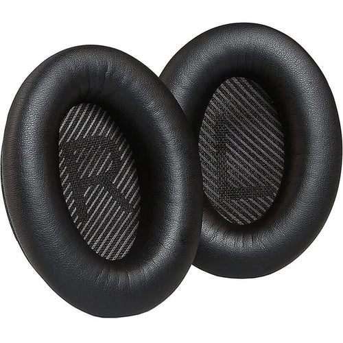 Set 2 bureti Edman pentru casti Bose QuietComfort 35, 35 II, QC35, QC35 II, Spuma cu memorie, Piele ecologica