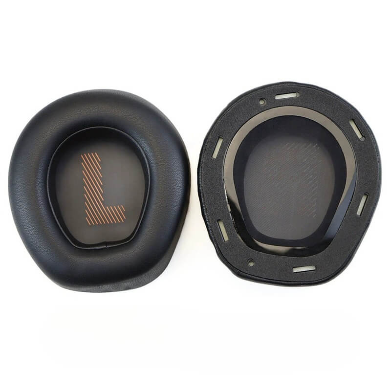 Set 2 bureti Edman pentru casti JBL Quantum 200/300, Negru