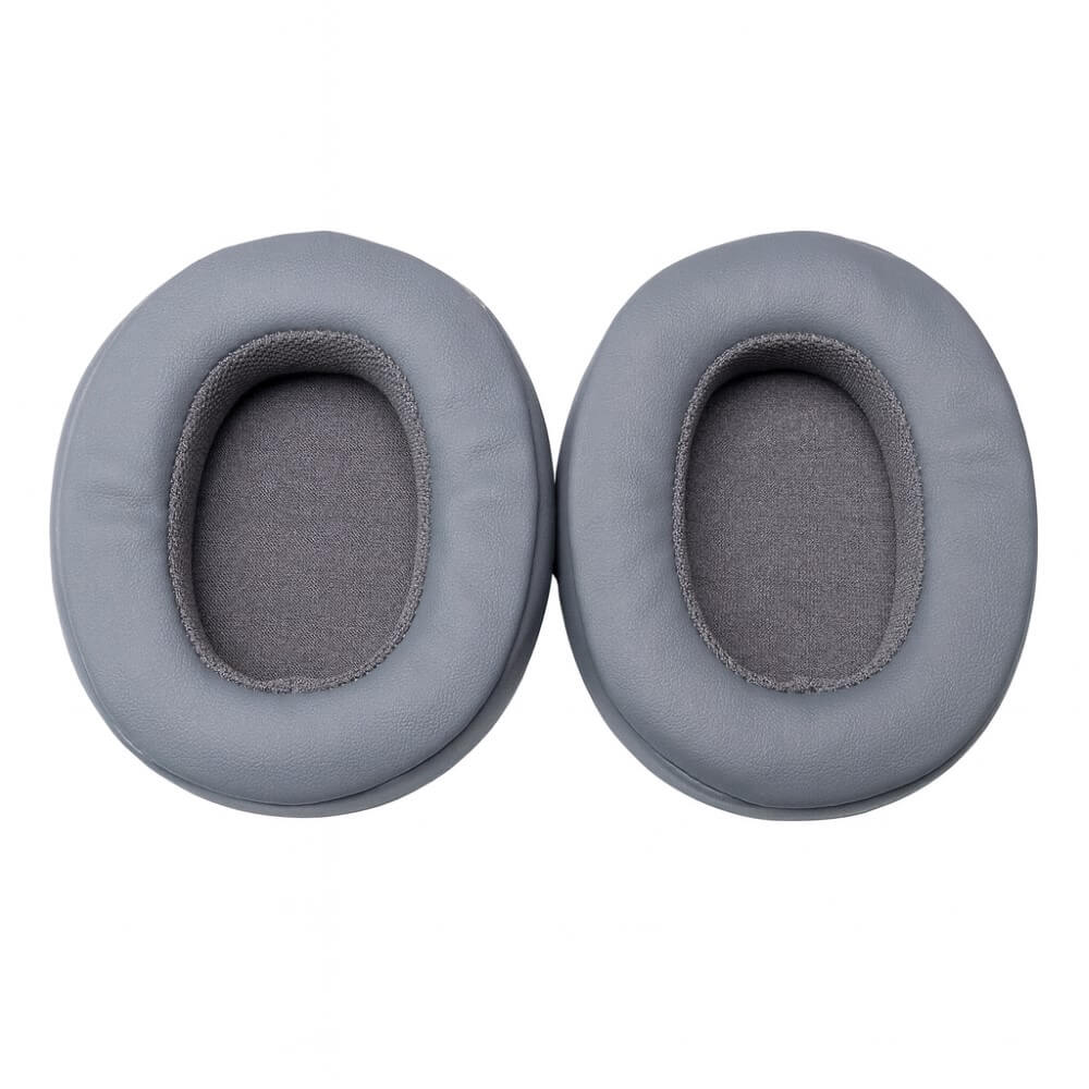 Set 2 bureti Edman pentru casti Skullcandy Crusher 3.0 / 2.0 / 360 / EVO / ANC, Hesh 3, Venue Wireless Over-Ear, Piele ecologica, Gri Petrol