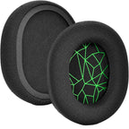 Set 2 bureti Edman pentru casti SteelSeries Arctis 3 / Arctis 5 / Arctis 7 / Arctis 9 / Arctis 1 / Arctis Pro Wireless Gaming, Negru-Verde