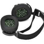 Set 2 bureti Edman pentru casti SteelSeries Arctis 3 / Arctis 5 / Arctis 7 / Arctis 9 / Arctis 1 / Arctis Pro Wireless Gaming, Negru-Verde