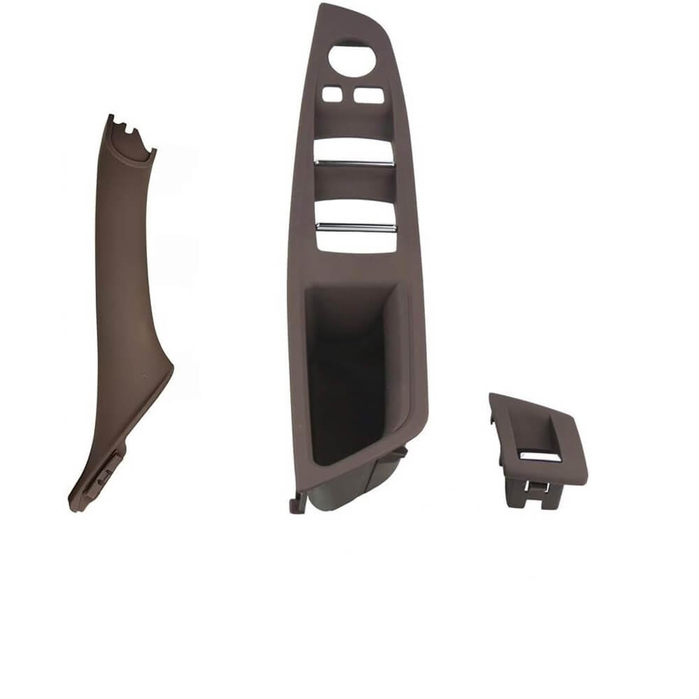 Set 3 manere MOTOR10 interior fata BMW seria 5 F10/F11 2009-2017, 51417359283, Cafeniu Mocha