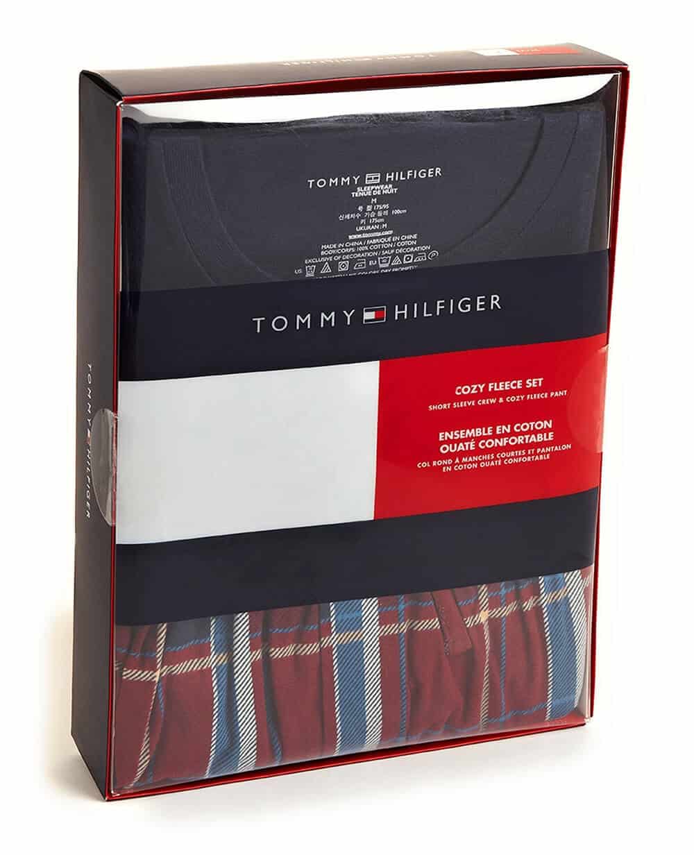 set-cadou-pijama-barbati-tommy-hilfiger-culoare-bordeaux-edshop-romania