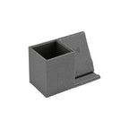 Suport pixuri cu incarcator wireless rapid QI Edman Ontario SP1, 10W, Gri